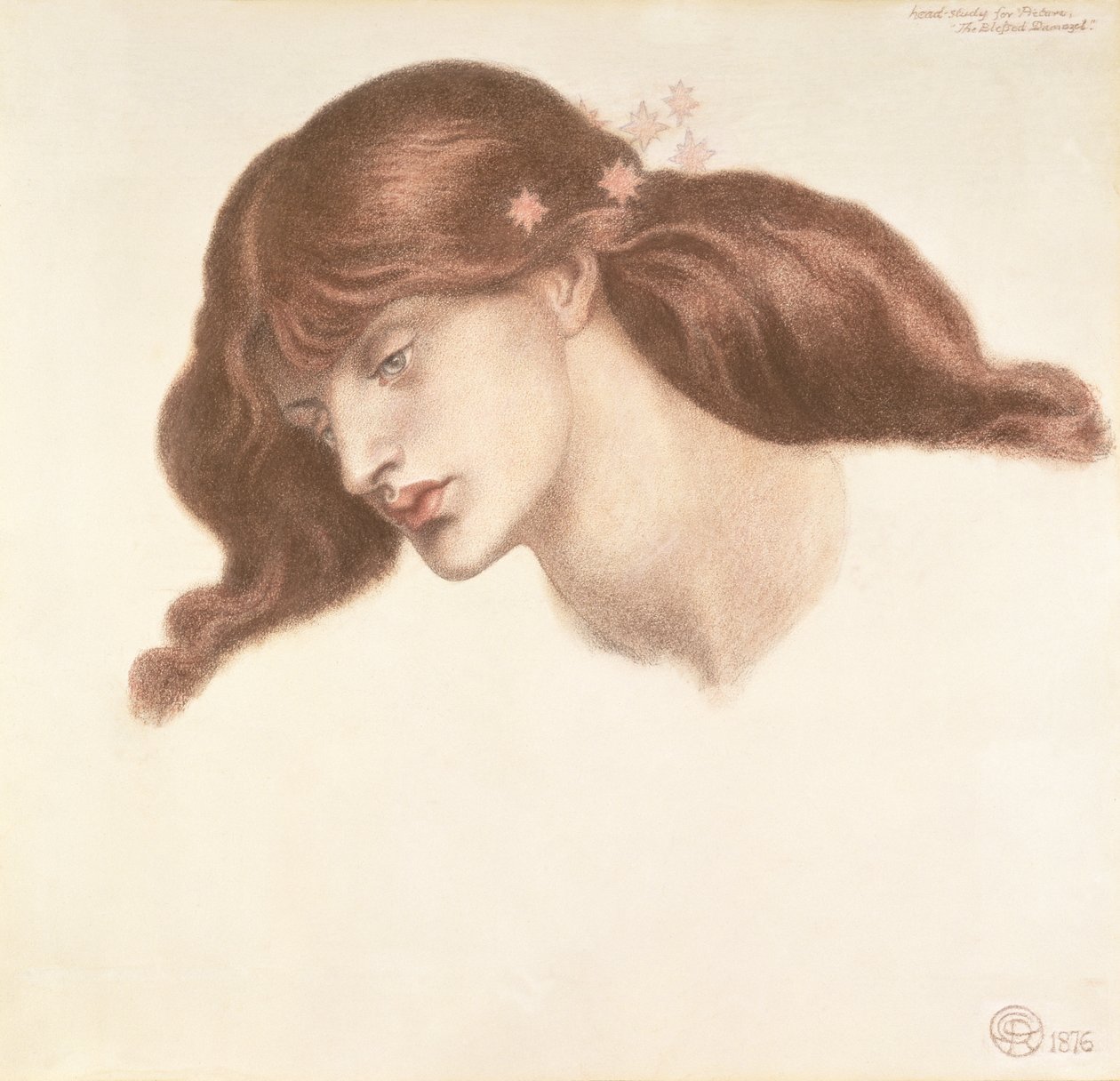 Tutkimus siunatulle Damozelille od Dante Gabriel Charles Rossetti