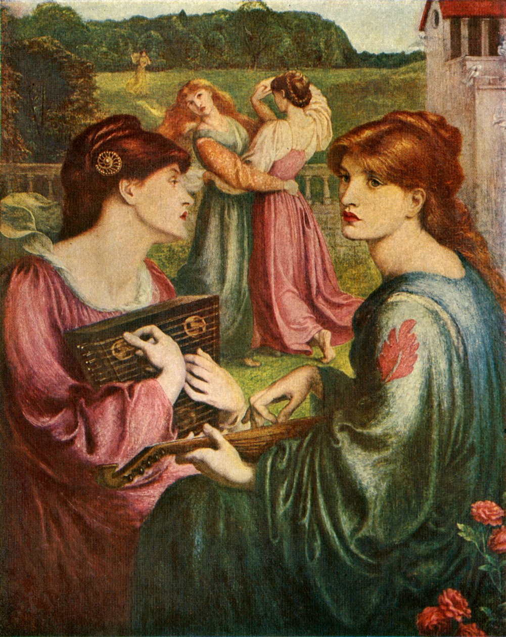The Bower Meadow, 1850-1872, c1912 od Dante Gabriel Charles Rossetti