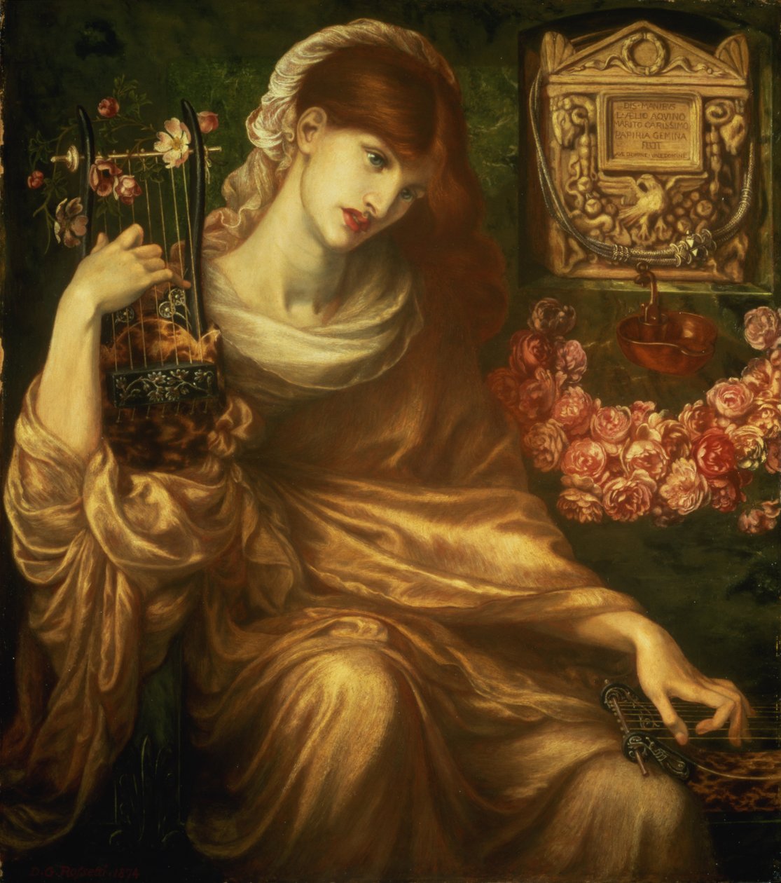Římská vdova od Dante Gabriel Charles Rossetti