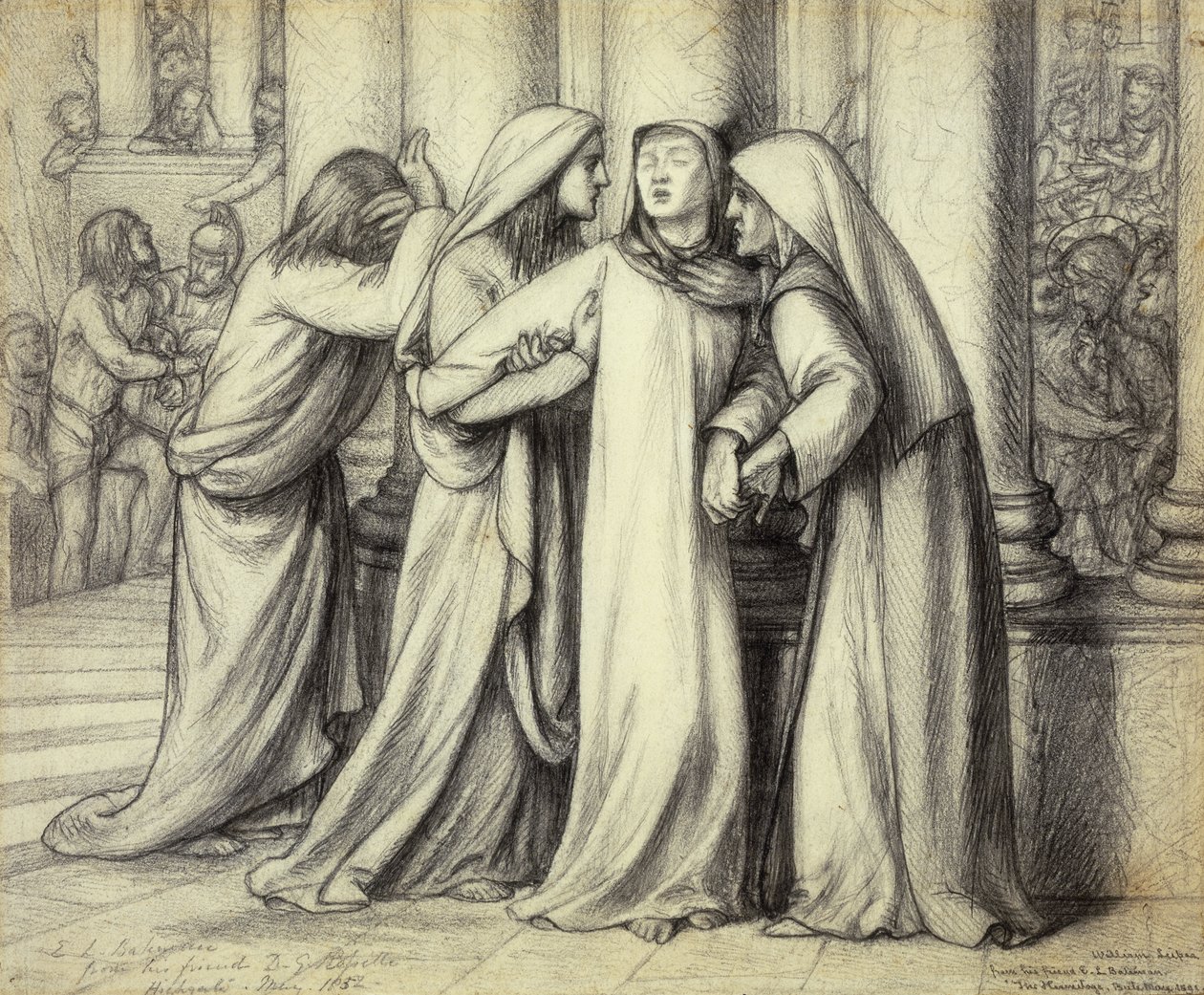 Utěšená Panna Maria, 1891 od Dante Gabriel Charles Rossetti