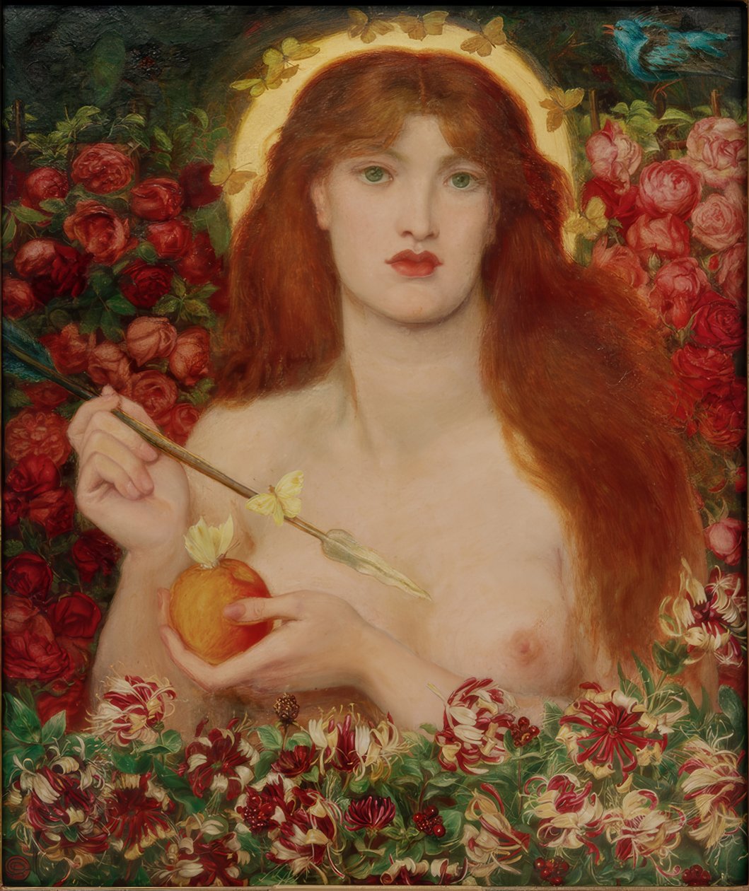 Venuše Verticordia od Dante Gabriel Charles Rossetti