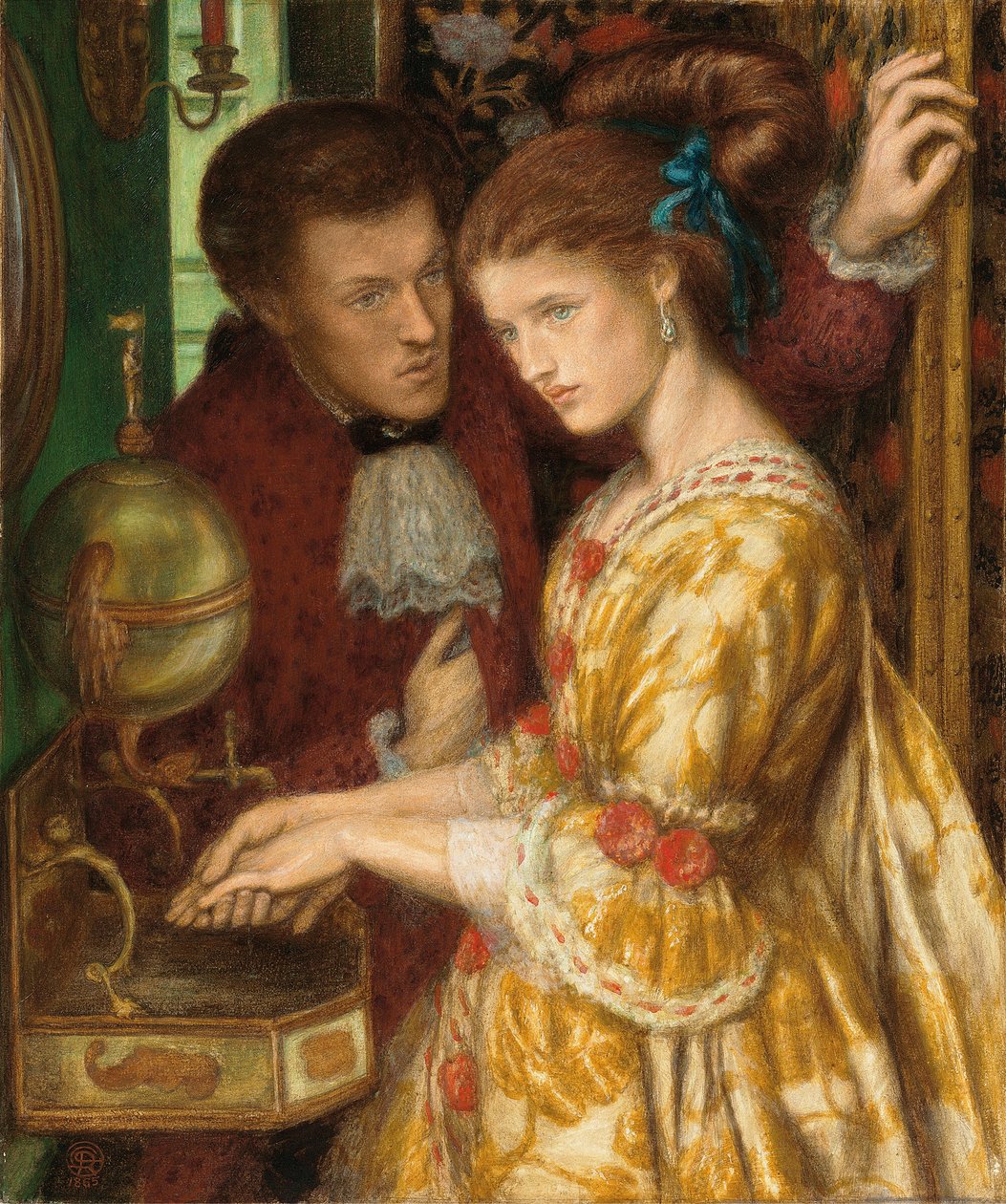 Mytí rukou, 1865 od Dante Gabriel Charles Rossetti