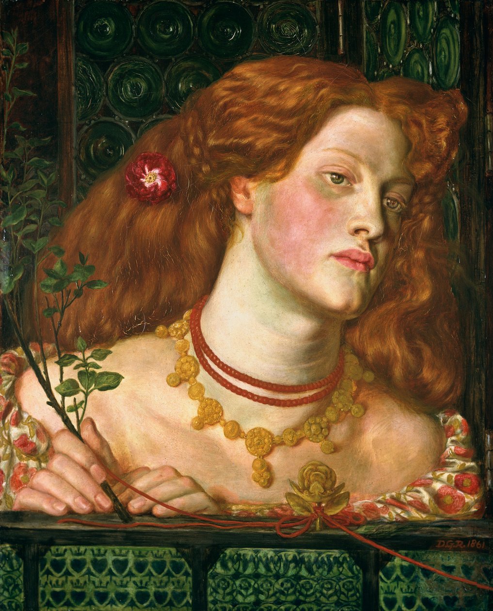 "Fair Rosamund", 1861 od Dante Gabriel Rossetti