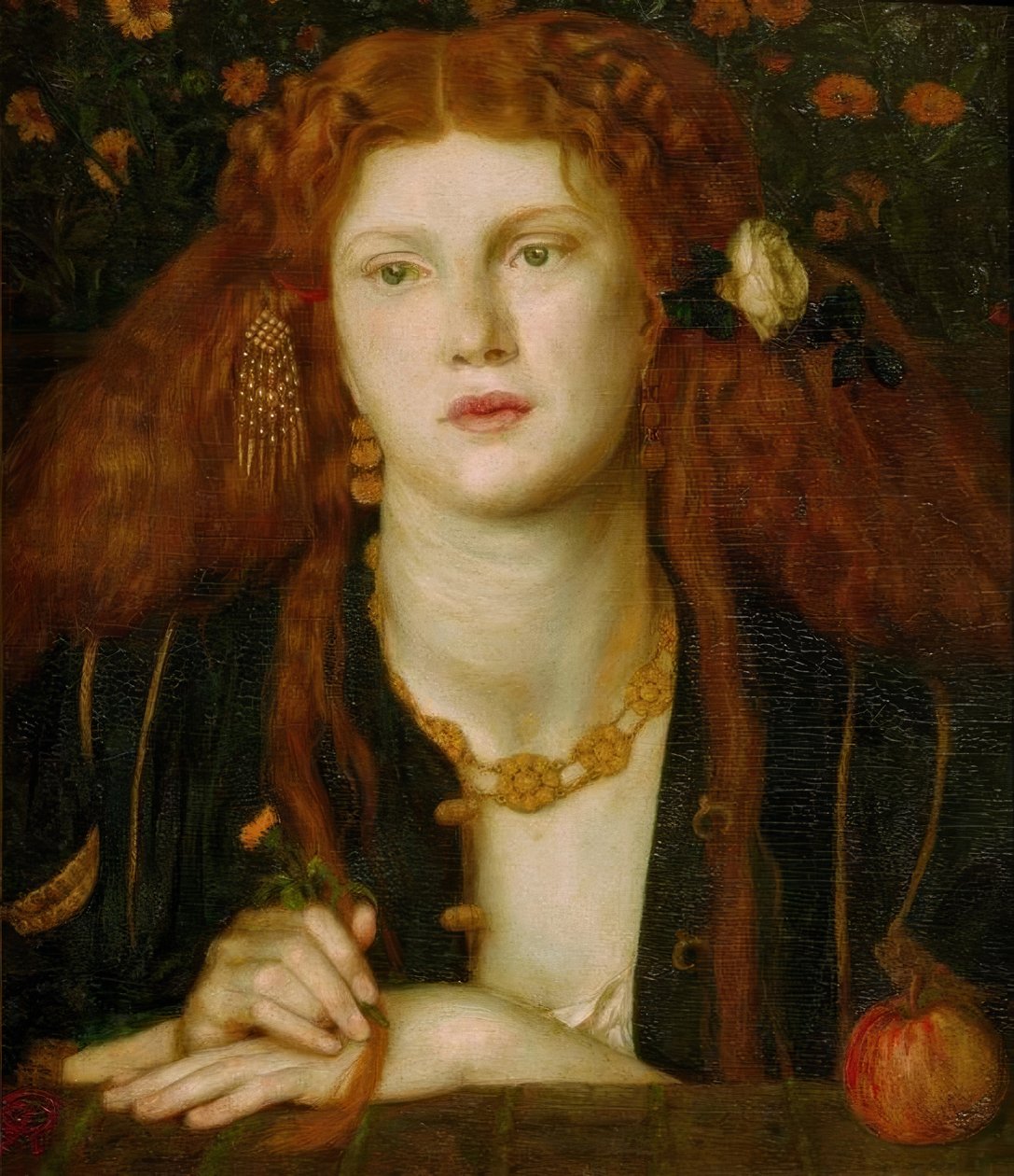 Políbil ústa od Dante Gabriel Charles Rossetti