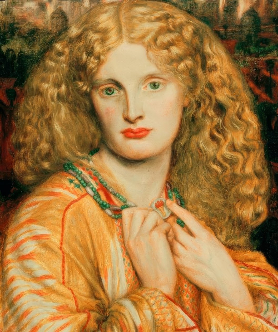 Helena Trojská od Dante Gabriel Charles Rossetti