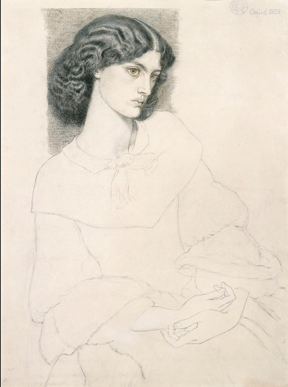 Jane Burdenová (1840-1914) od Dante Gabriel Rossetti
