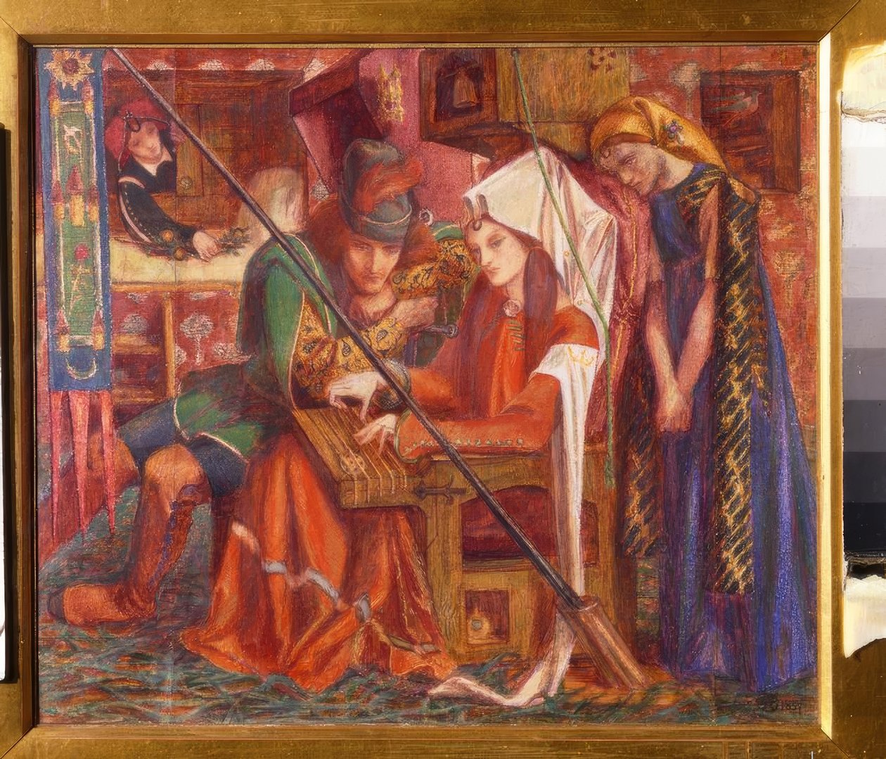 Balada o sedmi věžích / 1857 od Dante Gabriel Charles Rossetti