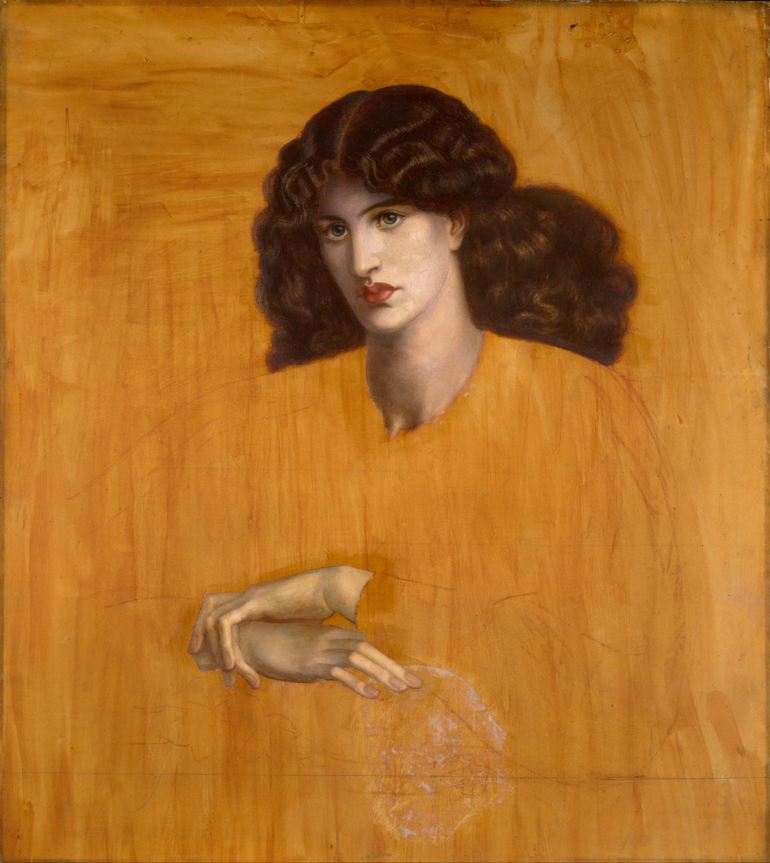 Dáma z okna [The Lady of Pity]. od Dante Gabriel Rossetti