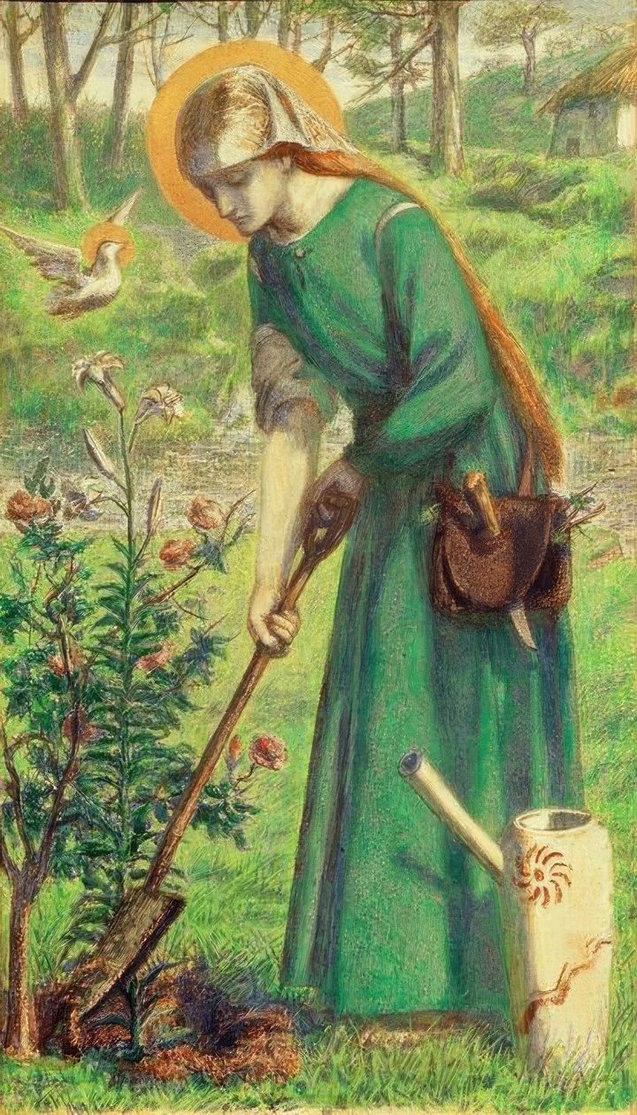Marie Nazaretská od Dante Gabriel Charles Rossetti