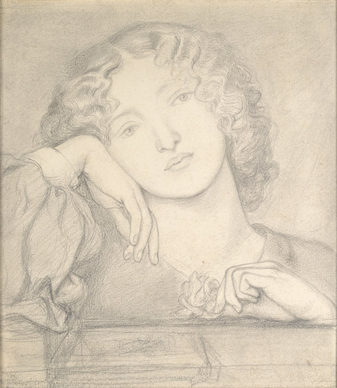 Man Rose, 60. léta 19. století od Dante Gabriel Rossetti