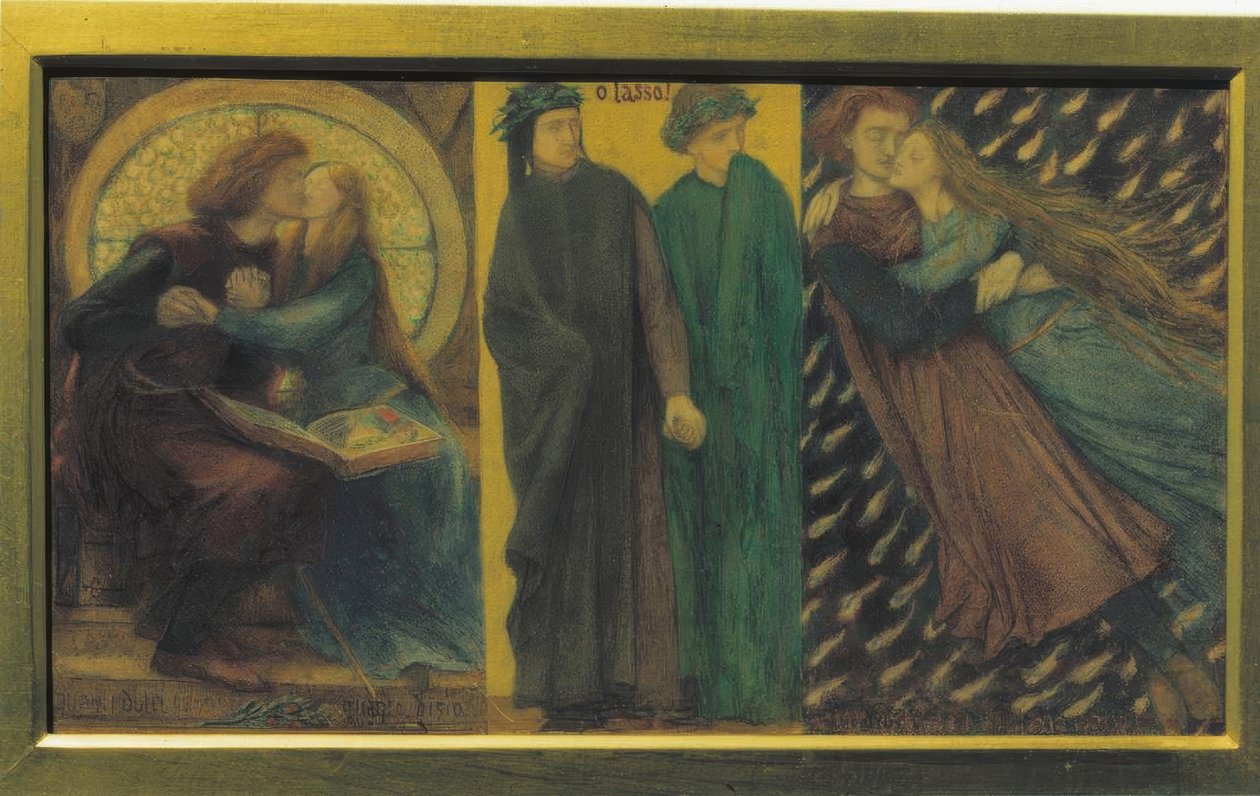 Paolo a Francesca da Rimini od Dante Gabriel Charles Rossetti