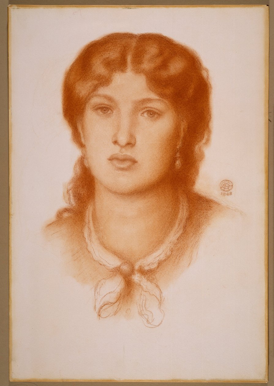 Portrét Fanny Cornforthové od Dante Gabriel Rossetti