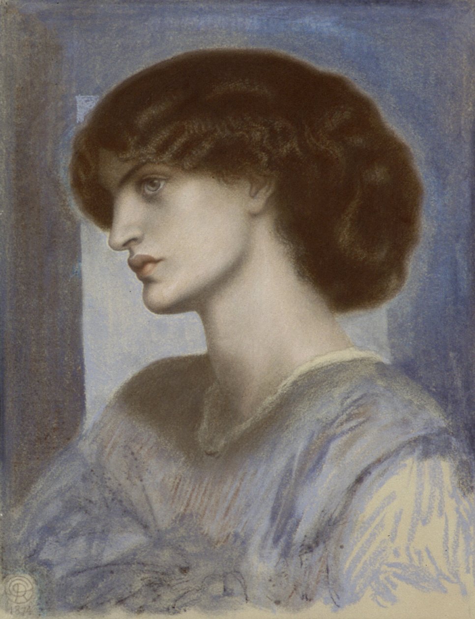 Portrét Jane Morris, 1868-1874. od Dante Gabriel Rossetti