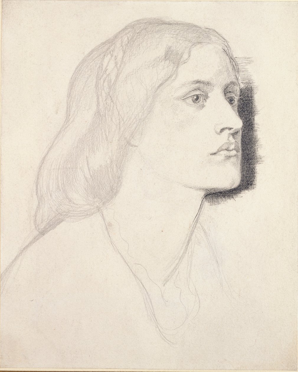 Portrét slečny Ruth Herbert, pravděpodobně 1858 od Dante Gabriel Rossetti