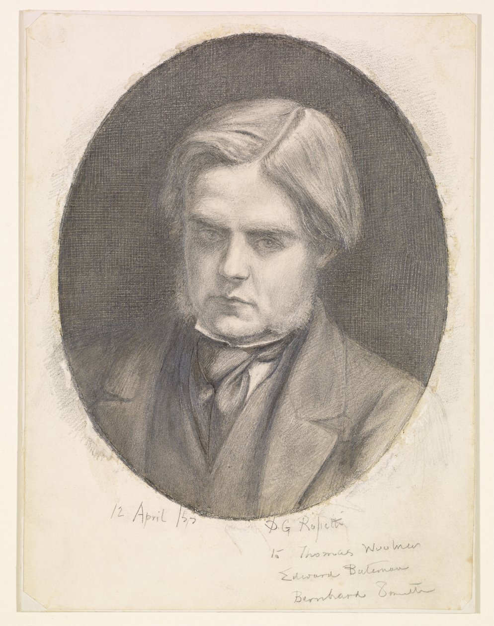 Portrét Williama Holmana Hunta (1827-1910) od Dante Gabriel Rossetti