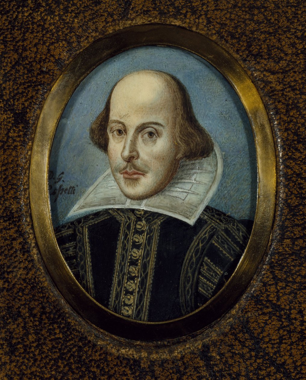 Portrét Williama Shakespeara 1564-1616, cca 1865 od Dante Gabriel Charles Rossetti