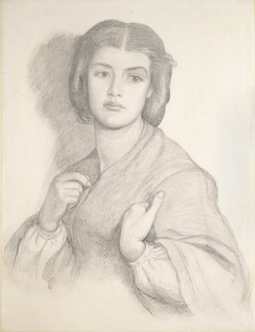 Portrét ženy, polovina 19. století od Dante Gabriel Rossetti