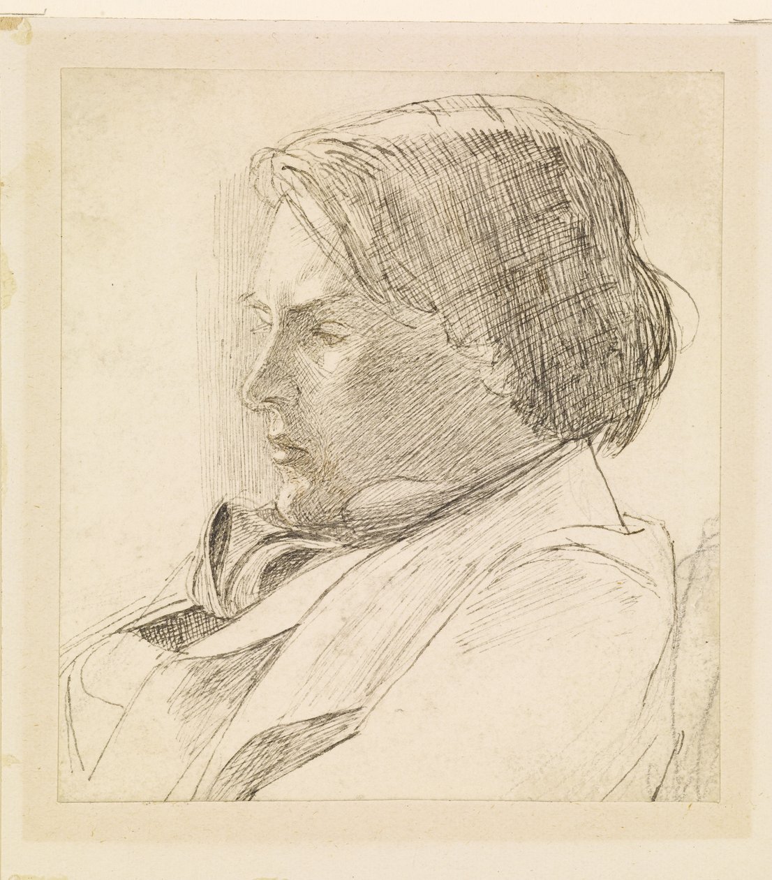 Portrét mladého muže od Dante Gabriel Rossetti