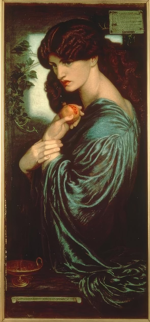 Proserpina od Dante Gabriel Charles Rossetti