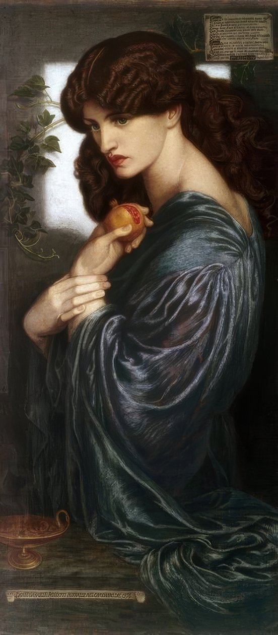 Proserpina od Dante Gabriel Charles Rossetti