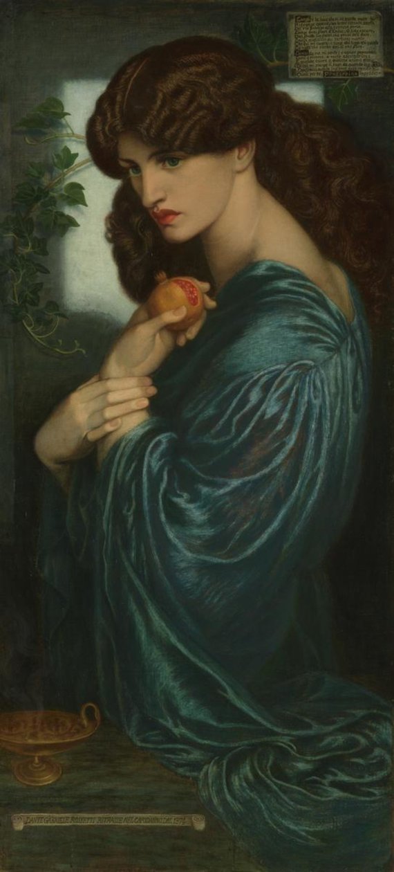 Proserpina od Dante Gabriel Rossetti