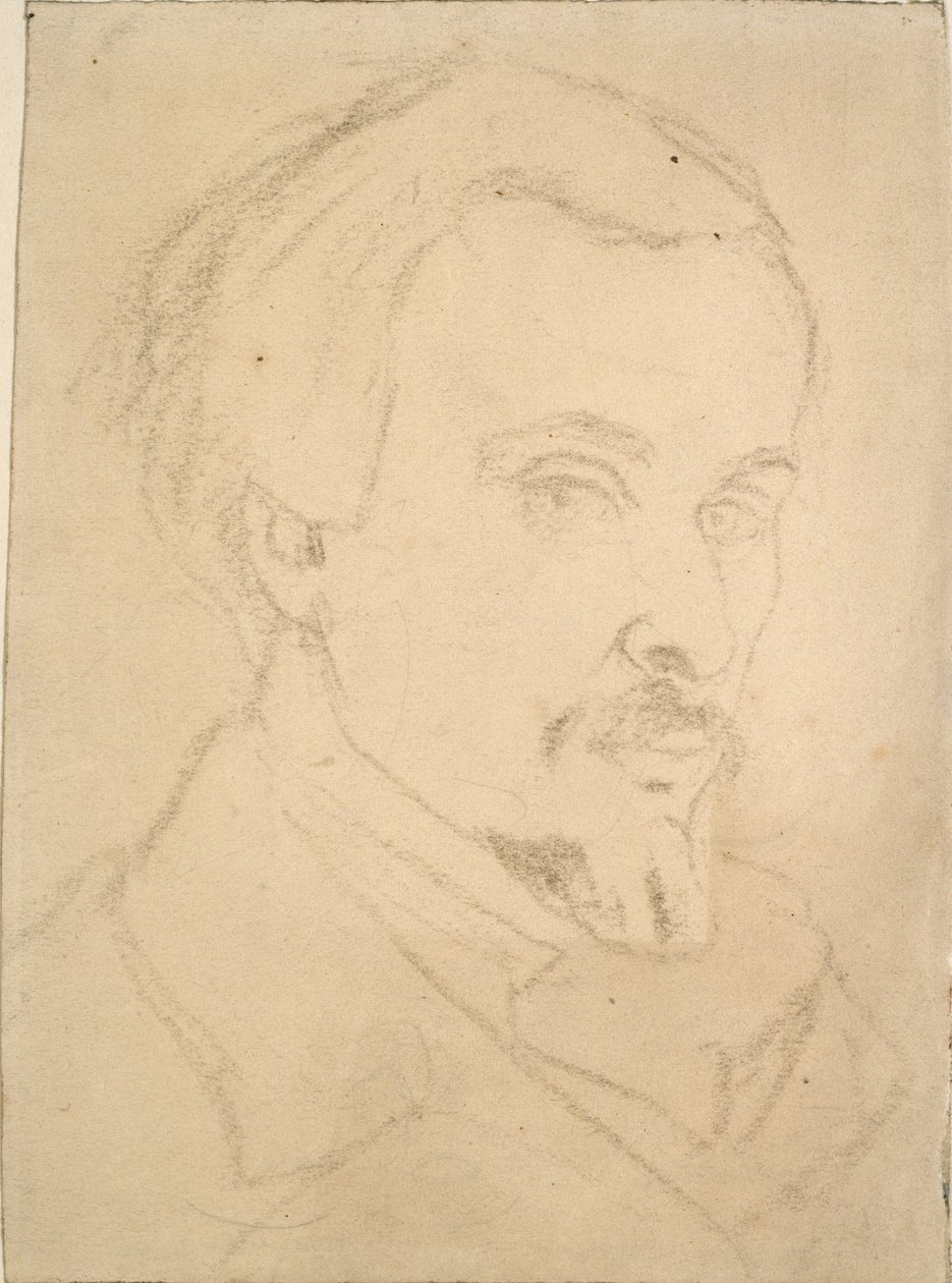 Autoportrét, c1850-1870 od Dante Gabriel Rossetti