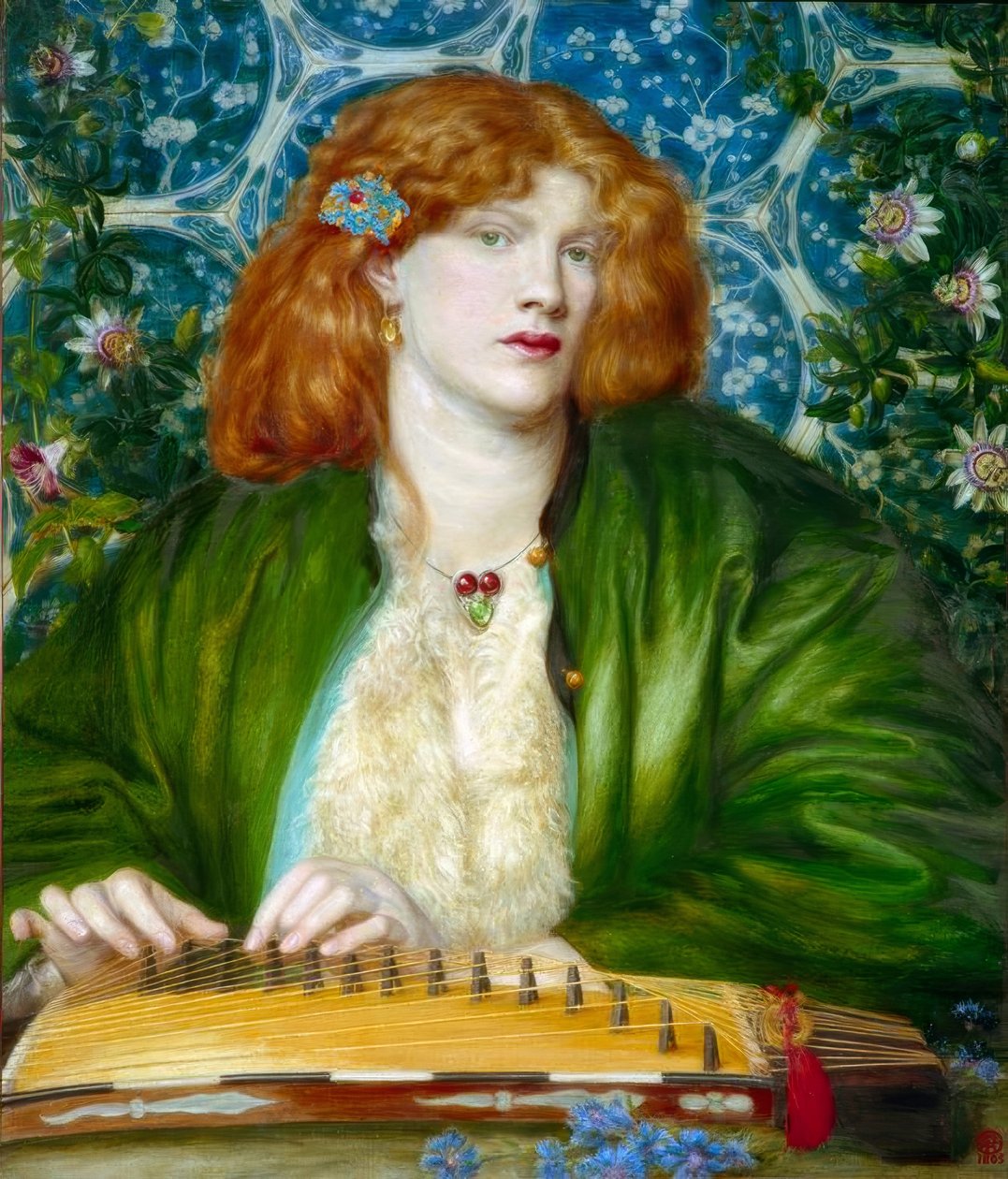 Modrý Bower od Dante Gabriel Charles Rossetti