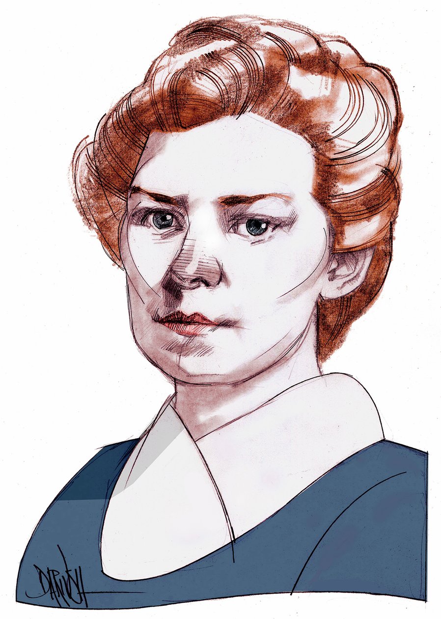 Ethel Lilian Boole Voynich, 2013 (digitální kresba barevnou tužkou) od Dariush Radpour