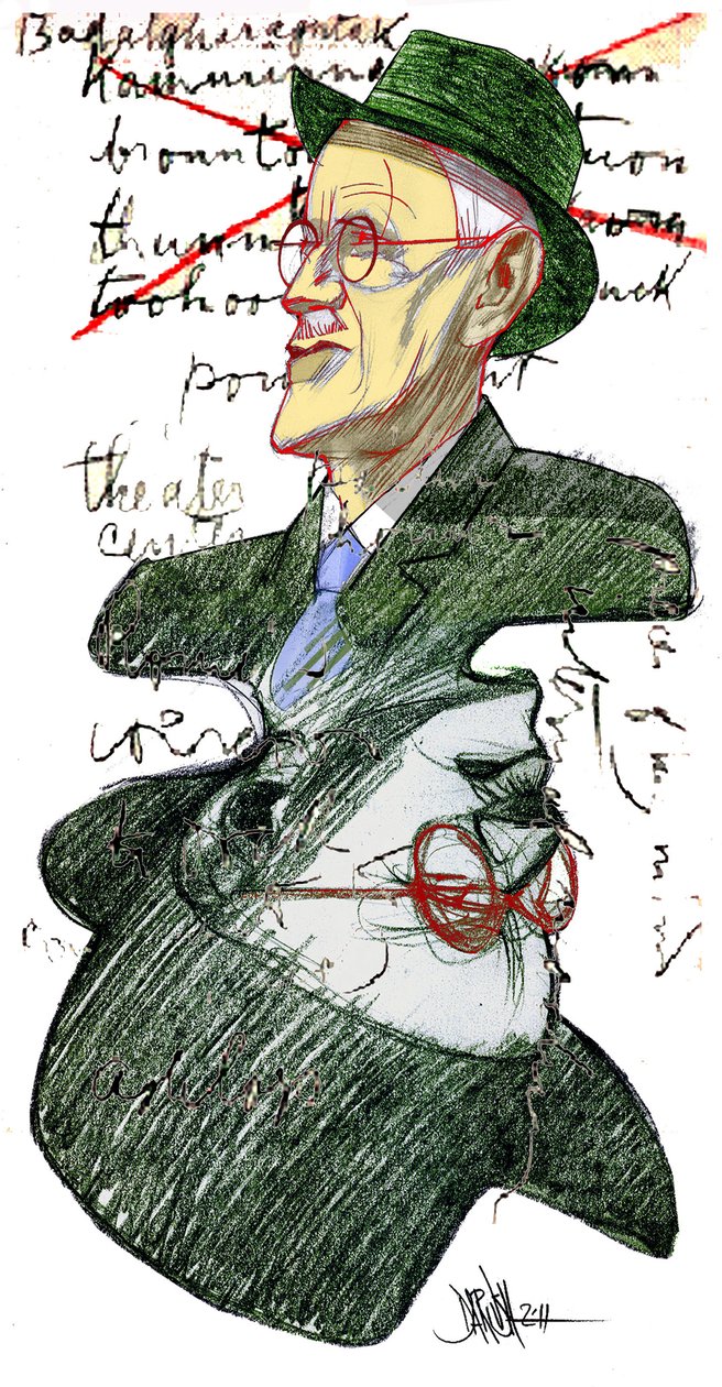 James Joyce od Dariush Radpour