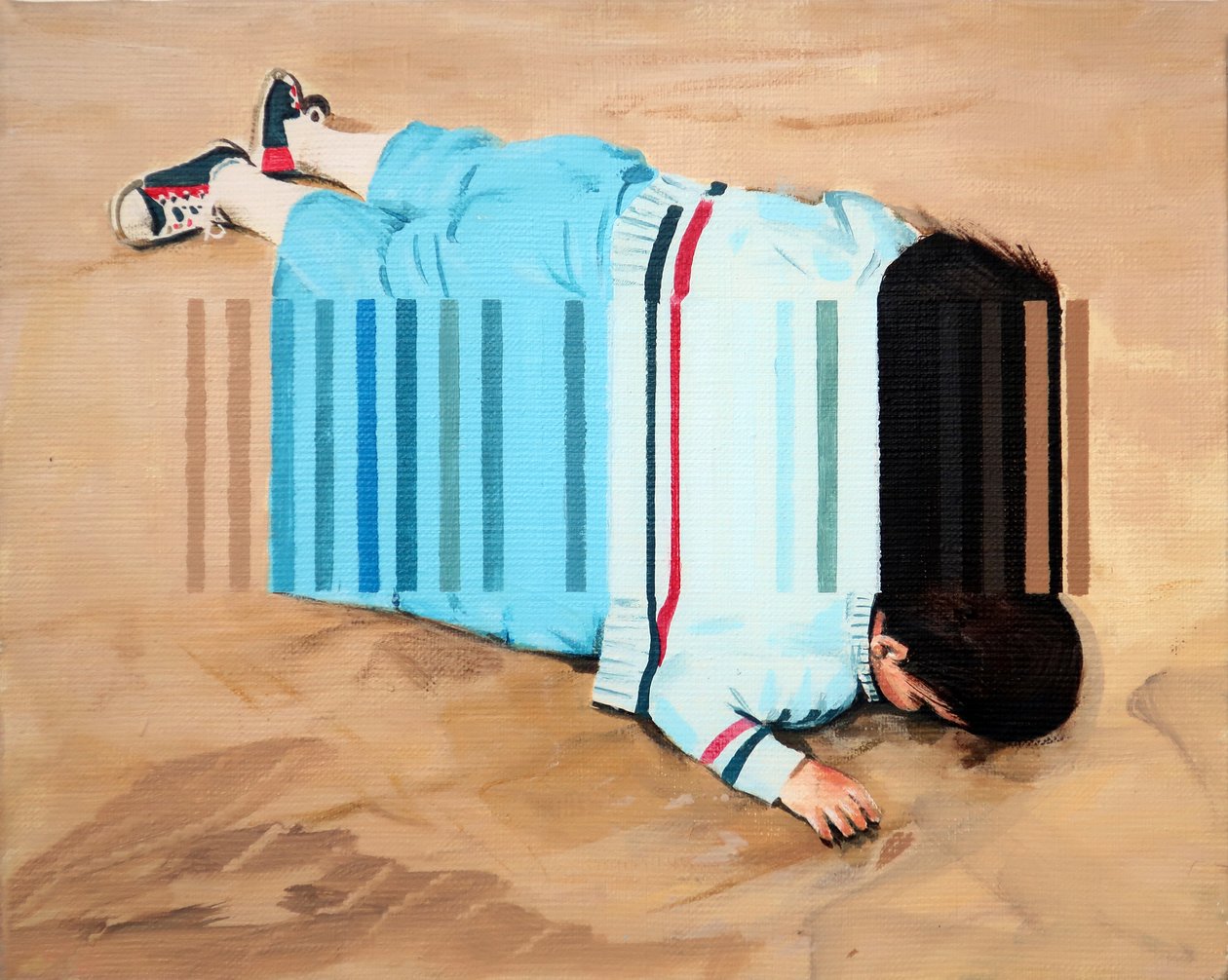 Beached, 2019 (akryl na plátně) od Darren Coffield