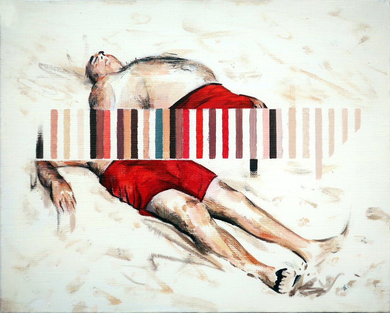 Drift, 2019 (akryl na plátně) od Darren Coffield