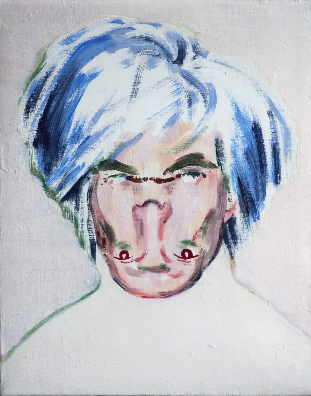 Šokovaný Warhol, 2013 (akryl na plátně) od Darren Coffield