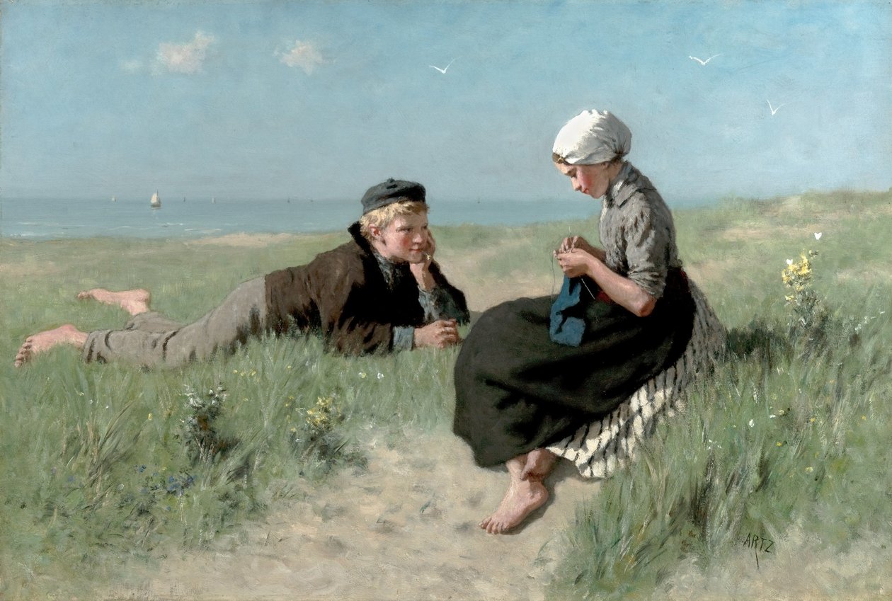 Štěněcí láska od David Adolph Constant Artz
