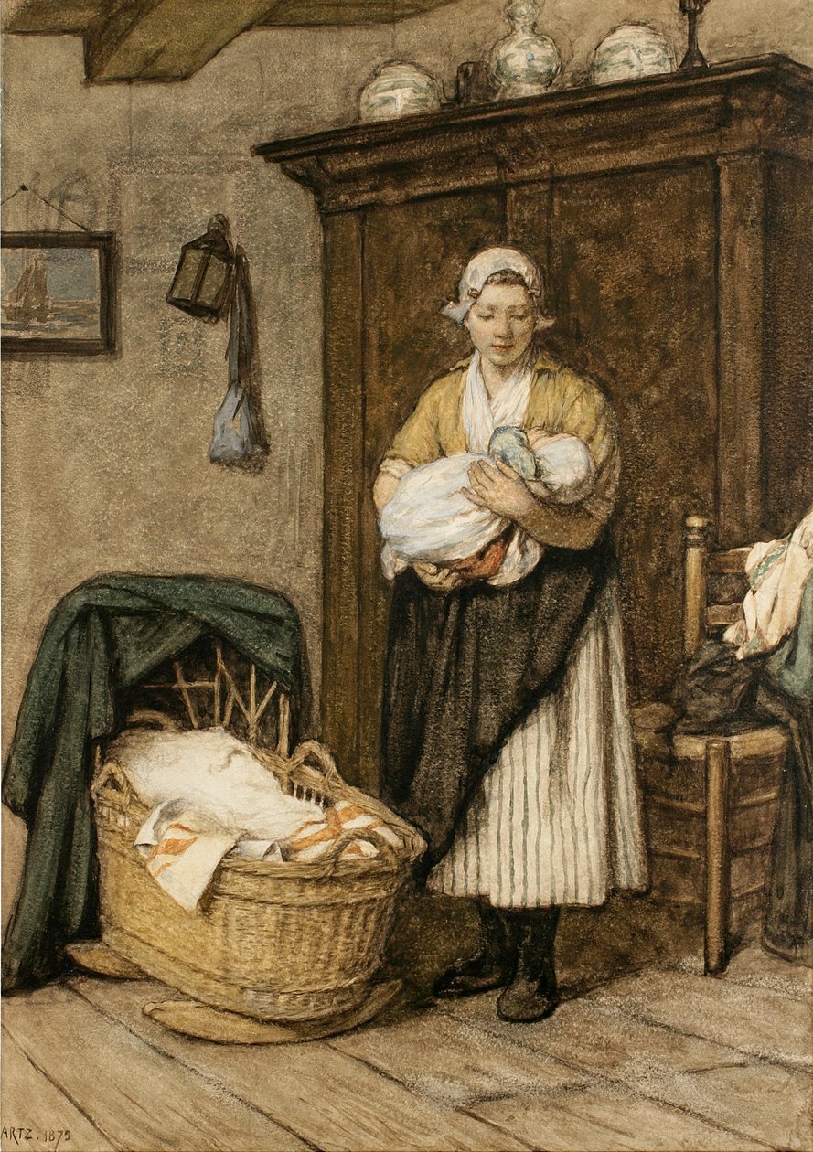 Prvorozený, 1875 od David Adolph Constant Artz