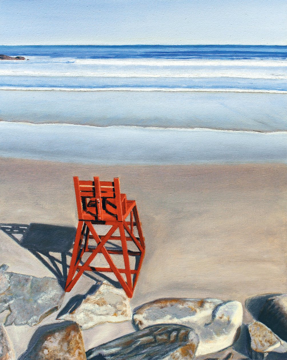 Rock Star, 2014, olej na plátně od David Arsenault