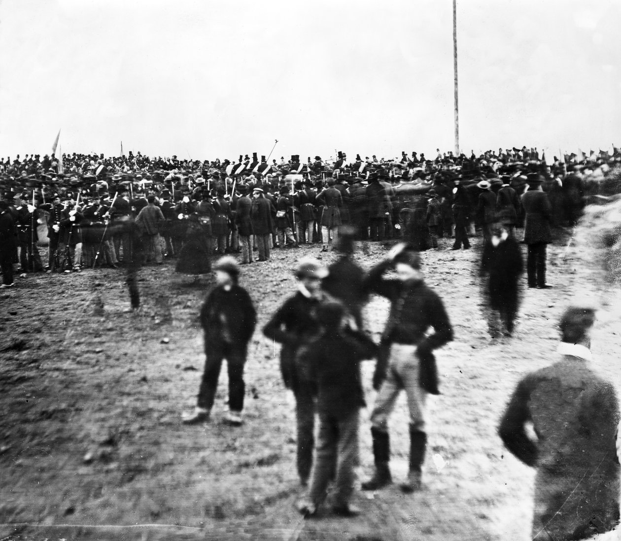 Dav na Lincolnově Gettysburgské adrese, 1863 od David Bachrach