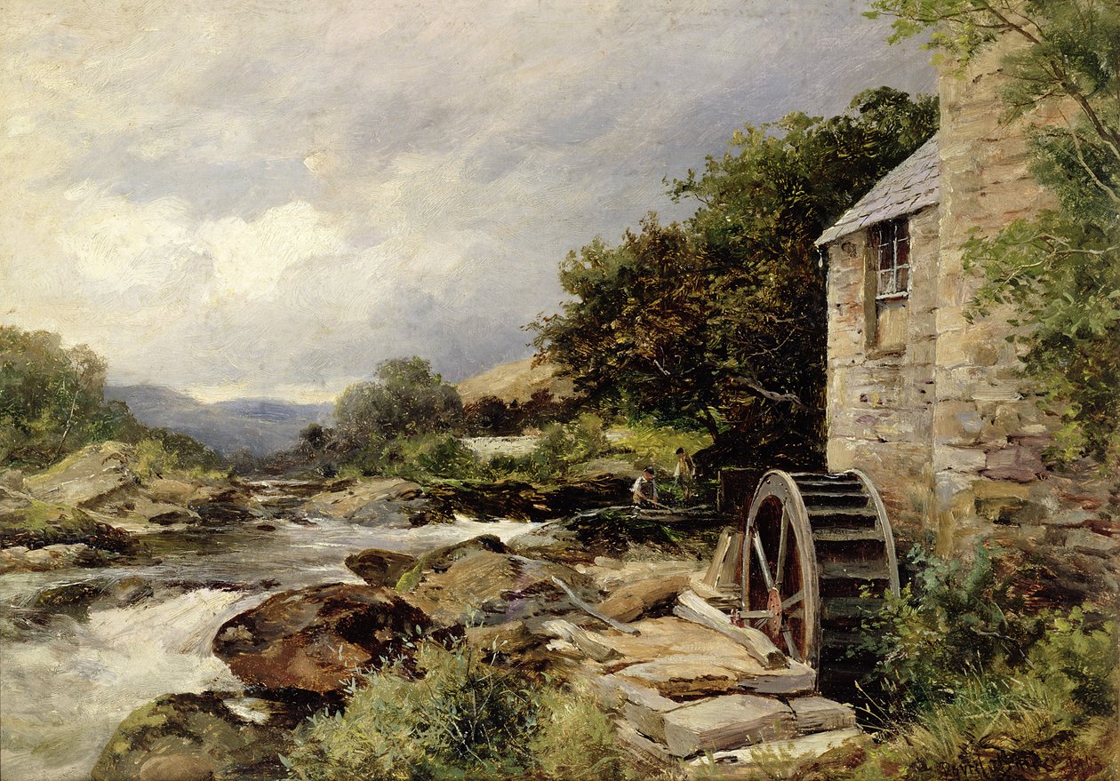 Mlýn na Llugwy, Capel Curig od David Bates