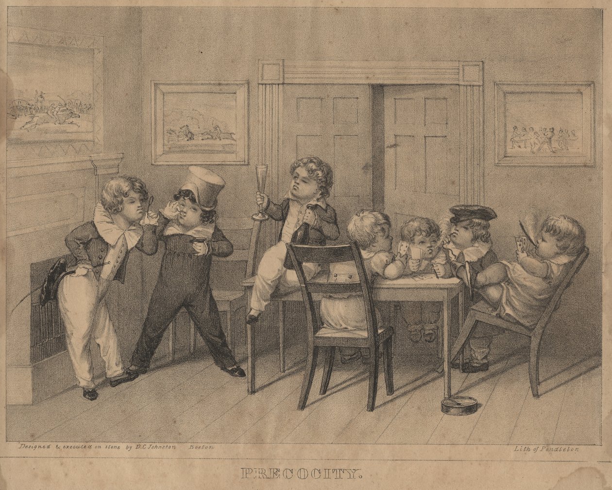 Precocity, 1827 od David Claypoole Johnston