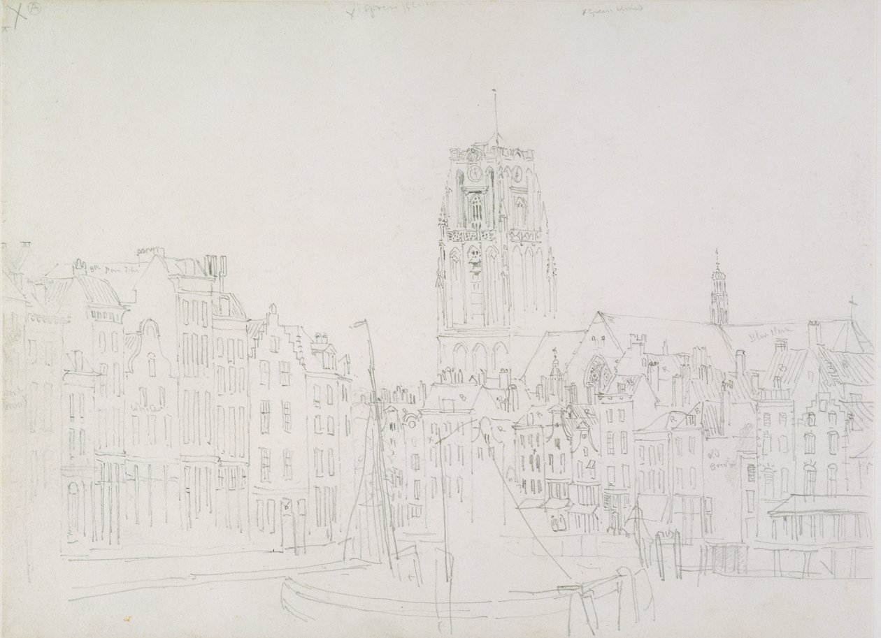 Rotterdam, kolem roku 1826 od David Cox
