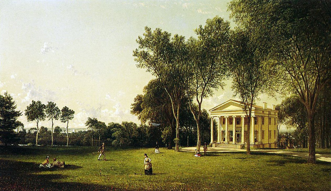 Kroketová hra, 1873 od David Johnson