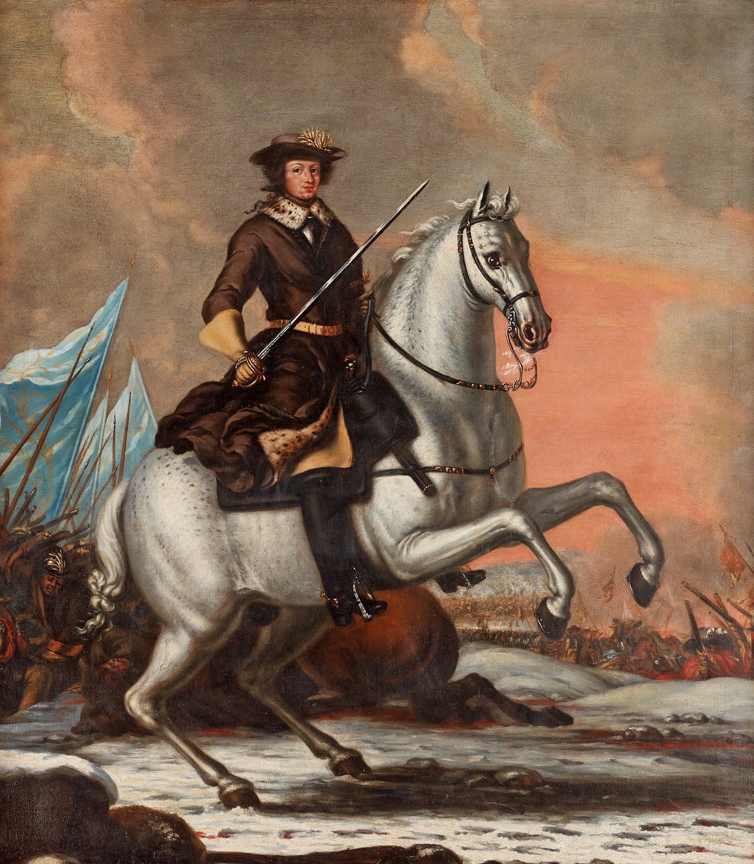 Charles XI, 1655-1697, švédský král od David Klöcker Ehrenstrahl