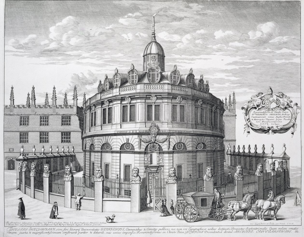 Sheldonian Theatre, Oxford, z 