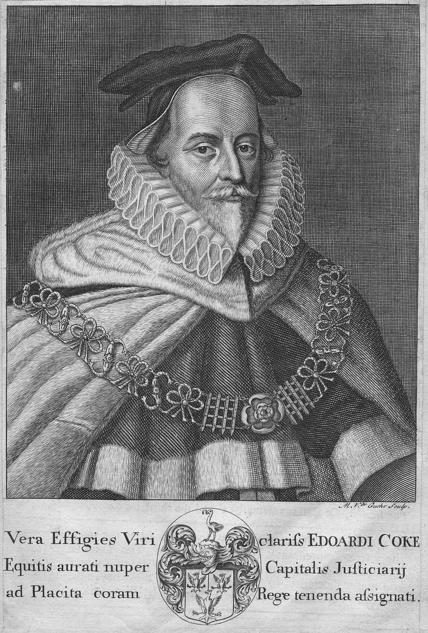 Sir Edward Coke od David Loggan