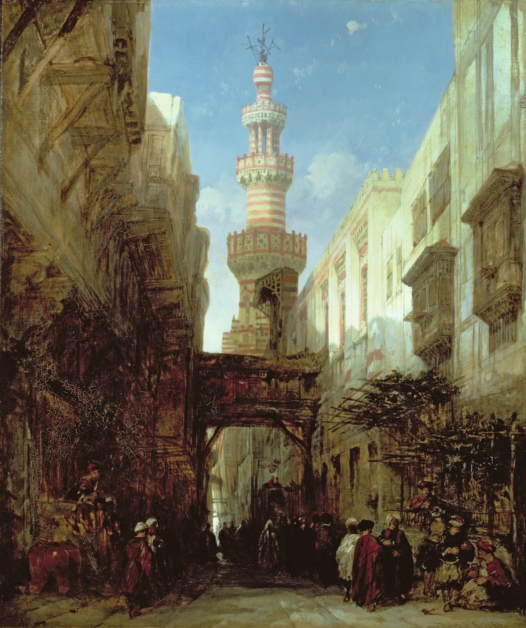 Ulice v Káhiře, 1846 od David Roberts