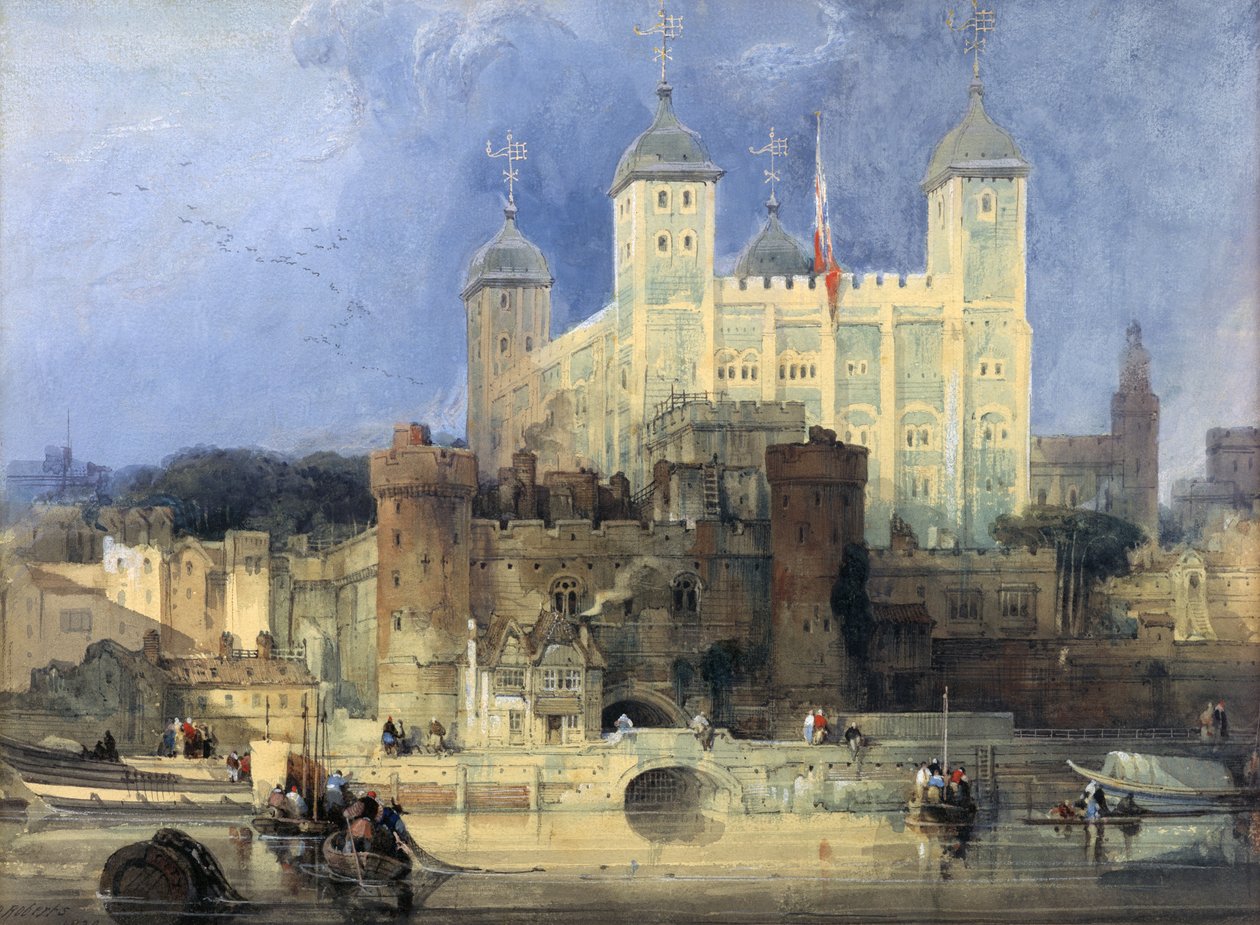 Londýnský Tower od David Roberts
