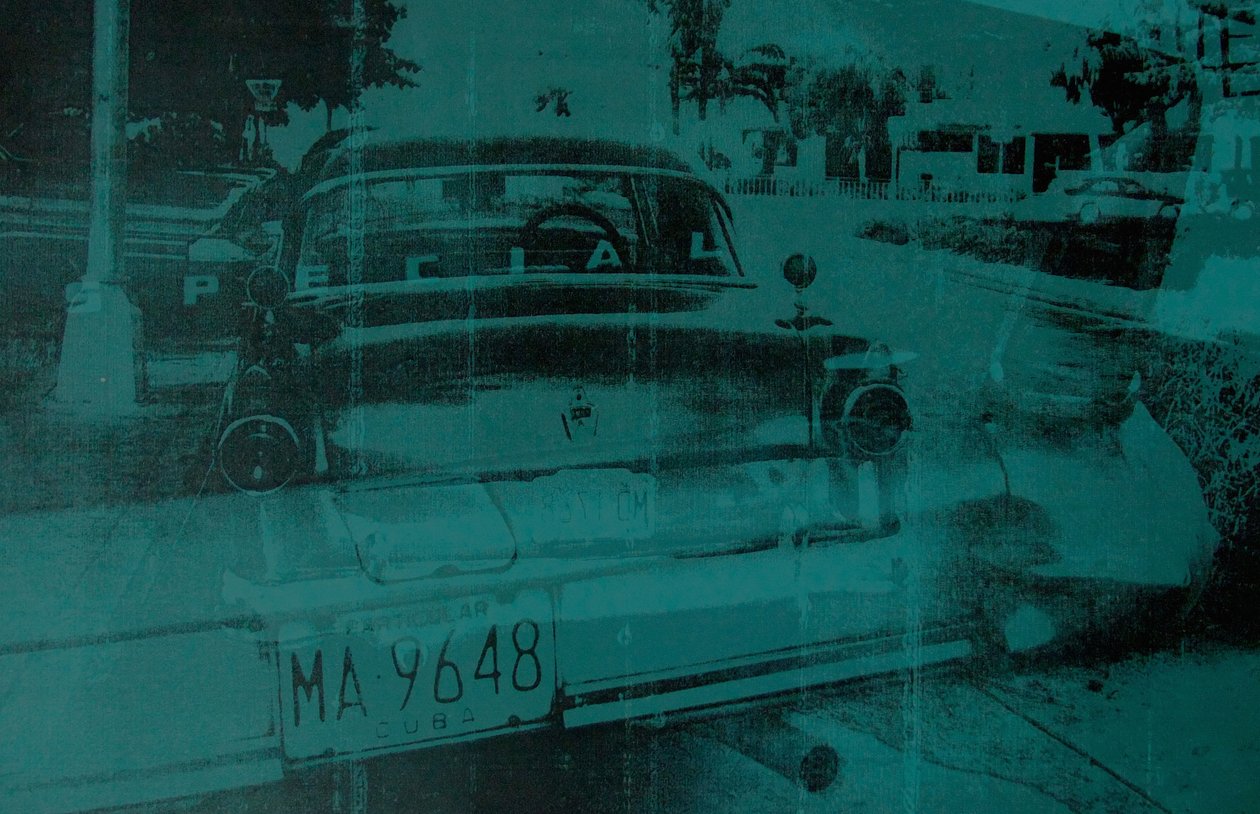 Abstraktní zelené auto od David Studwell