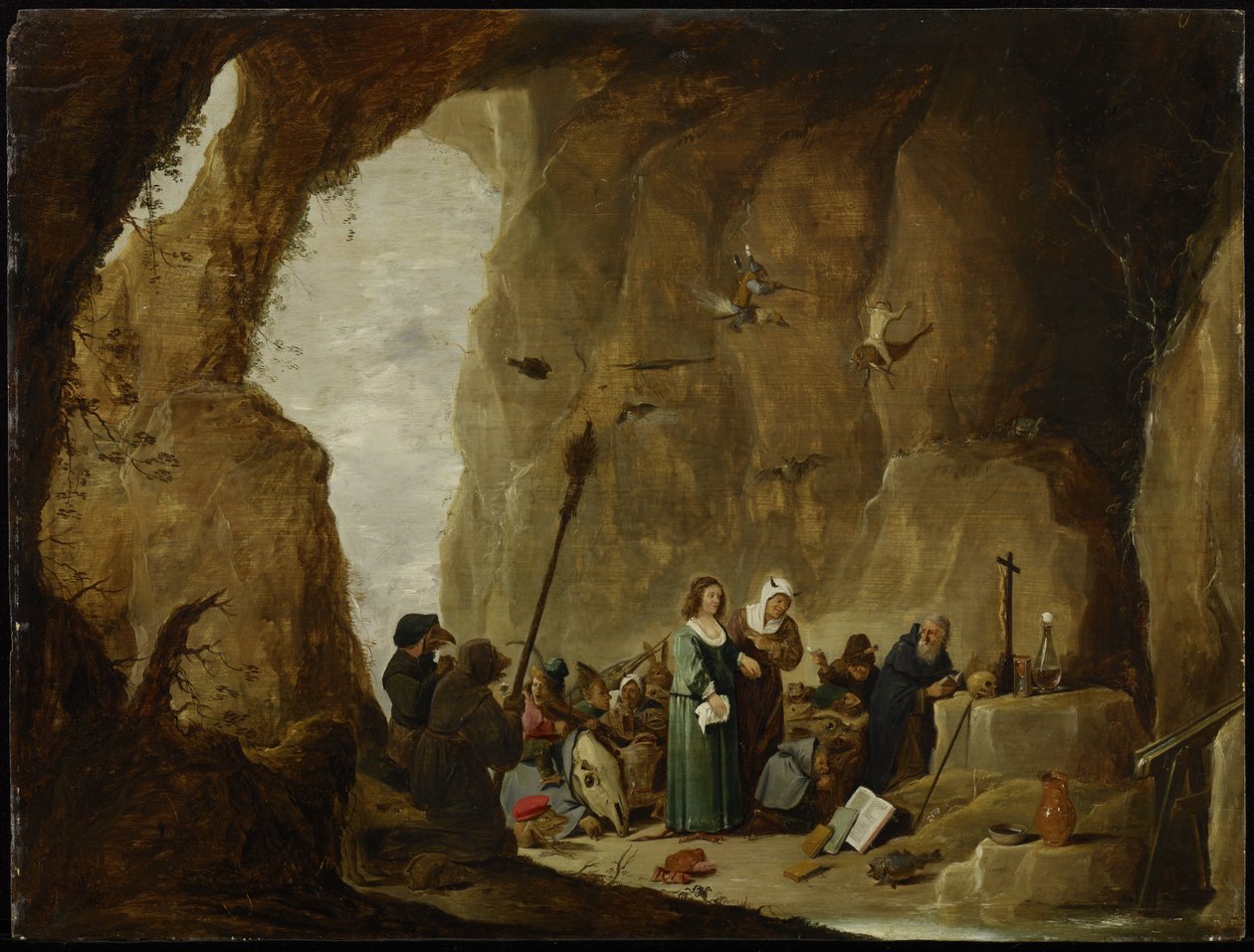 Pokušení svatého Antonína od David Teniers the Younger