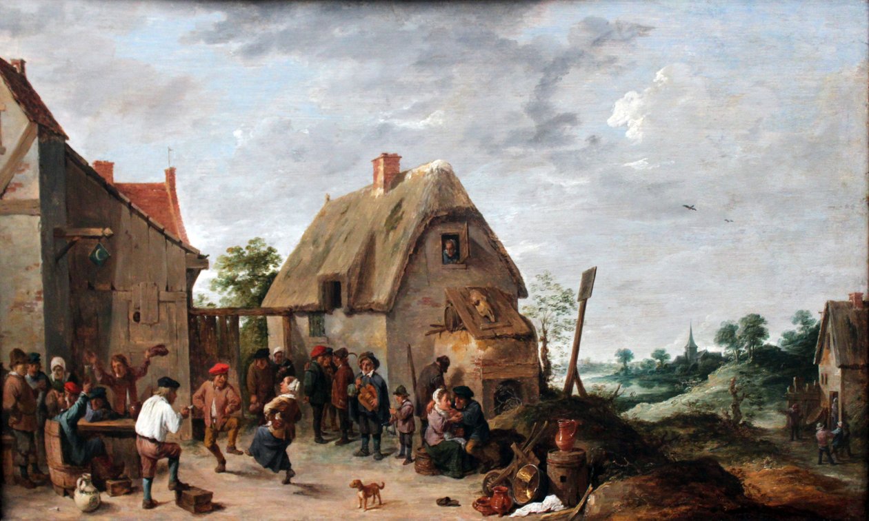 Vlámský veletrh od David Teniers the Younger