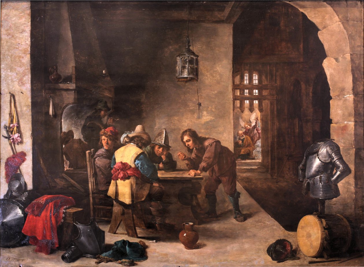 Strážnice se svatým Petrem doručena od David Teniers the Younger