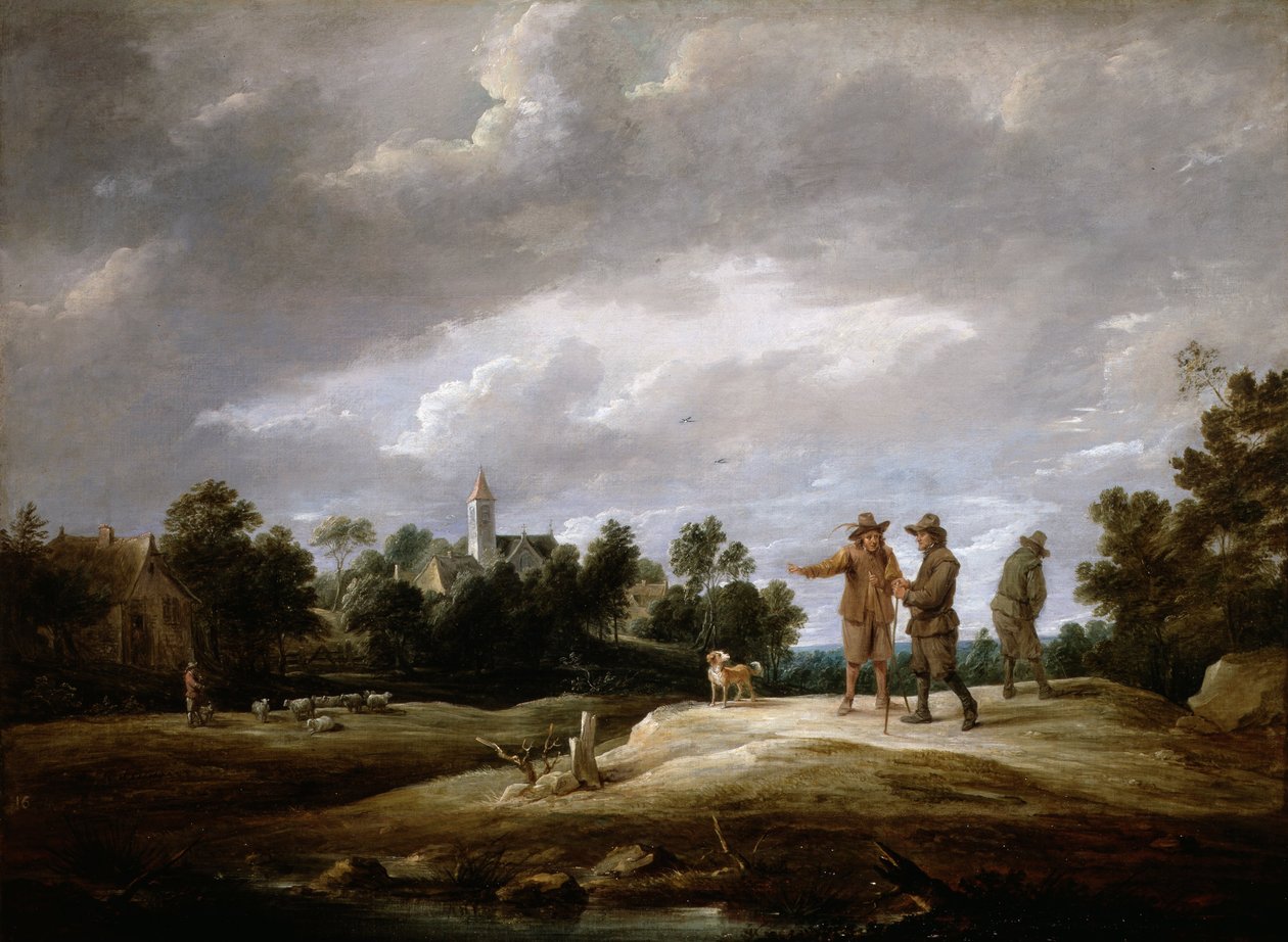 Konverzace rolníků od David Teniers the Younger